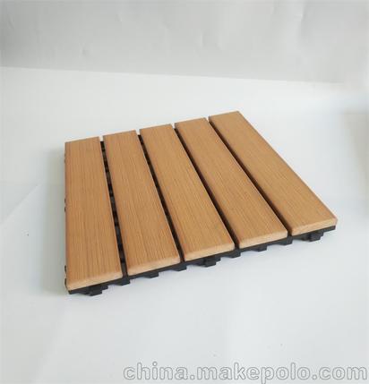 300 300拼接塑木地板 室外走廊广场栏杆防腐安装简易DIY